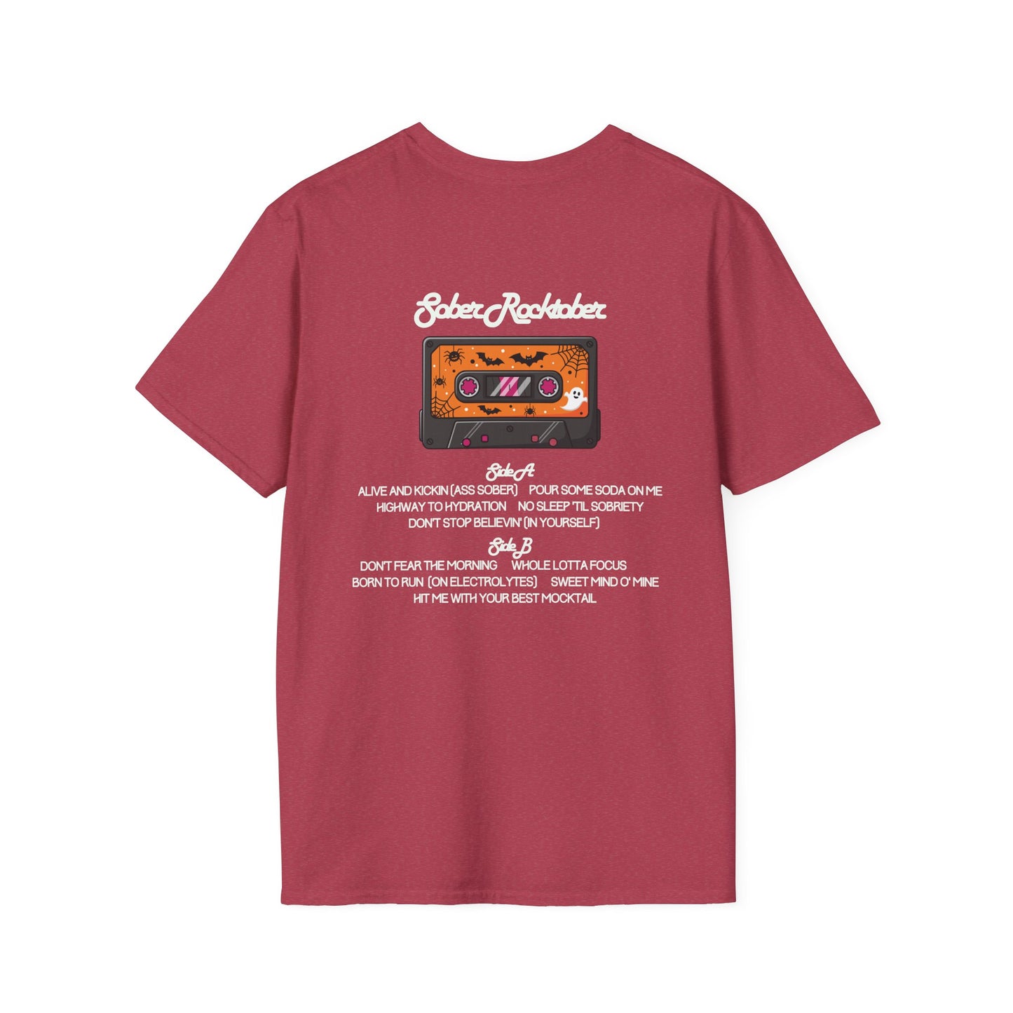 Sober Rocktober Tracklist Tee – The Hangover-Free Tour