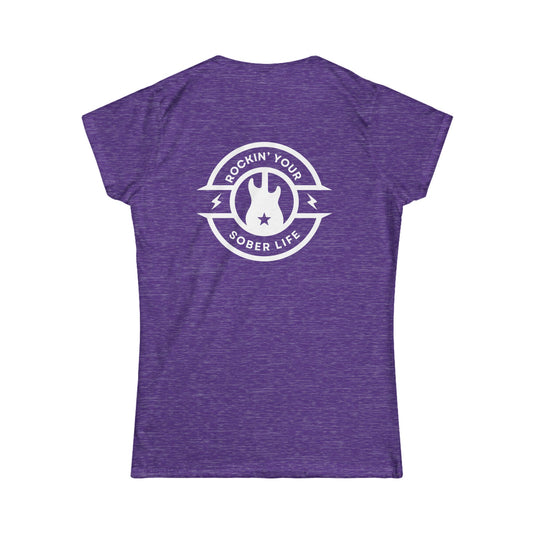 Rockin’ Your Sober Life Logo Women's Tee – Classic Edition