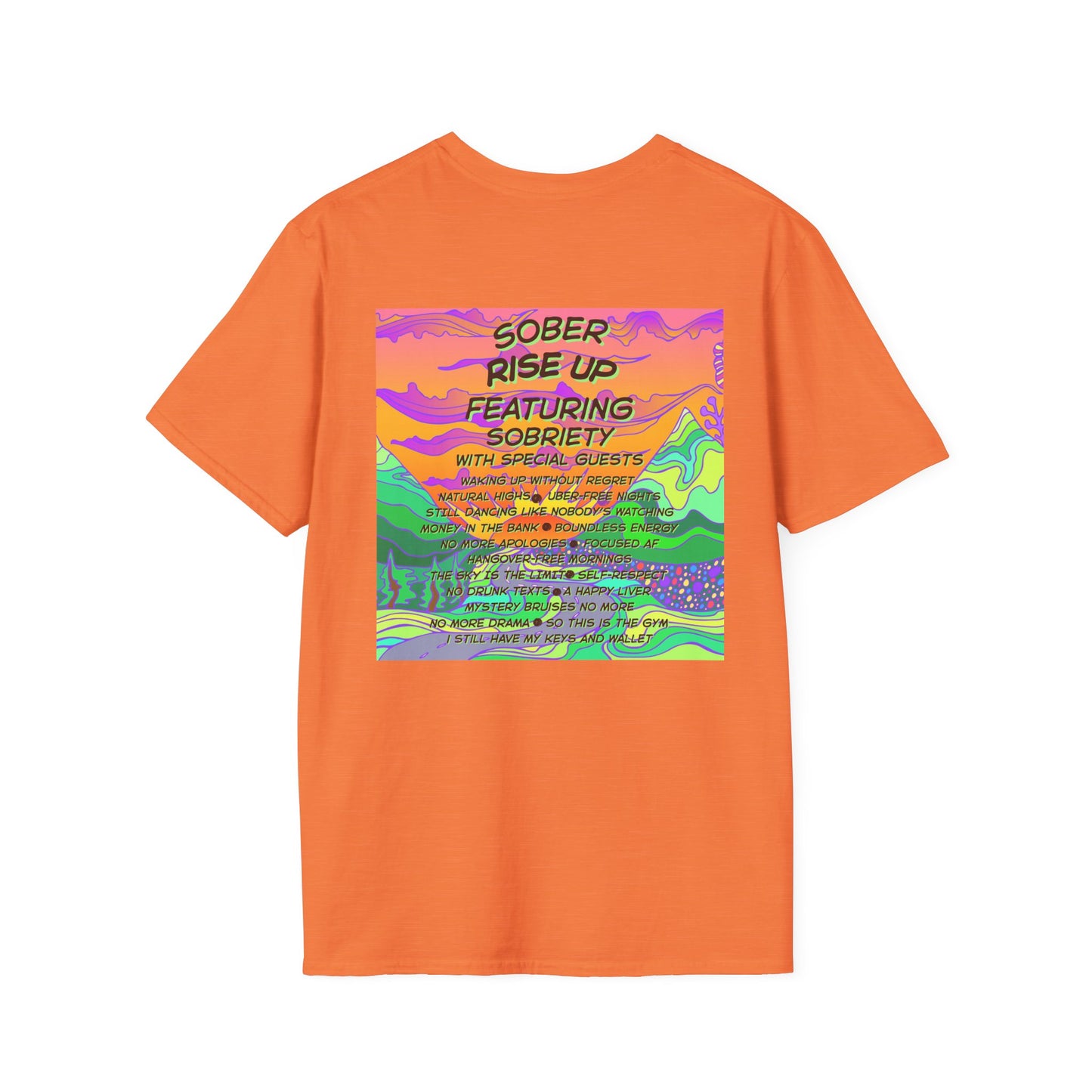 Sober Rise Up Tee – Featuring Sobriety (Limited Edition Tour Design)