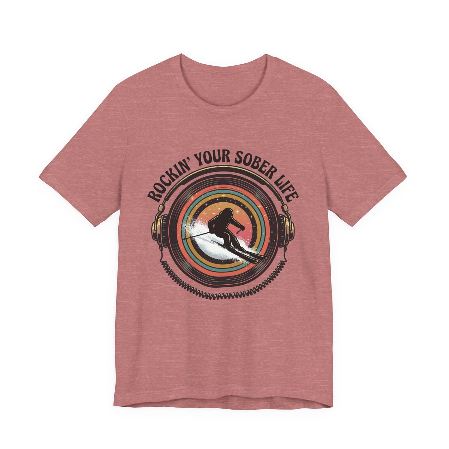Rockin' Your Sober Life - Skier Tee