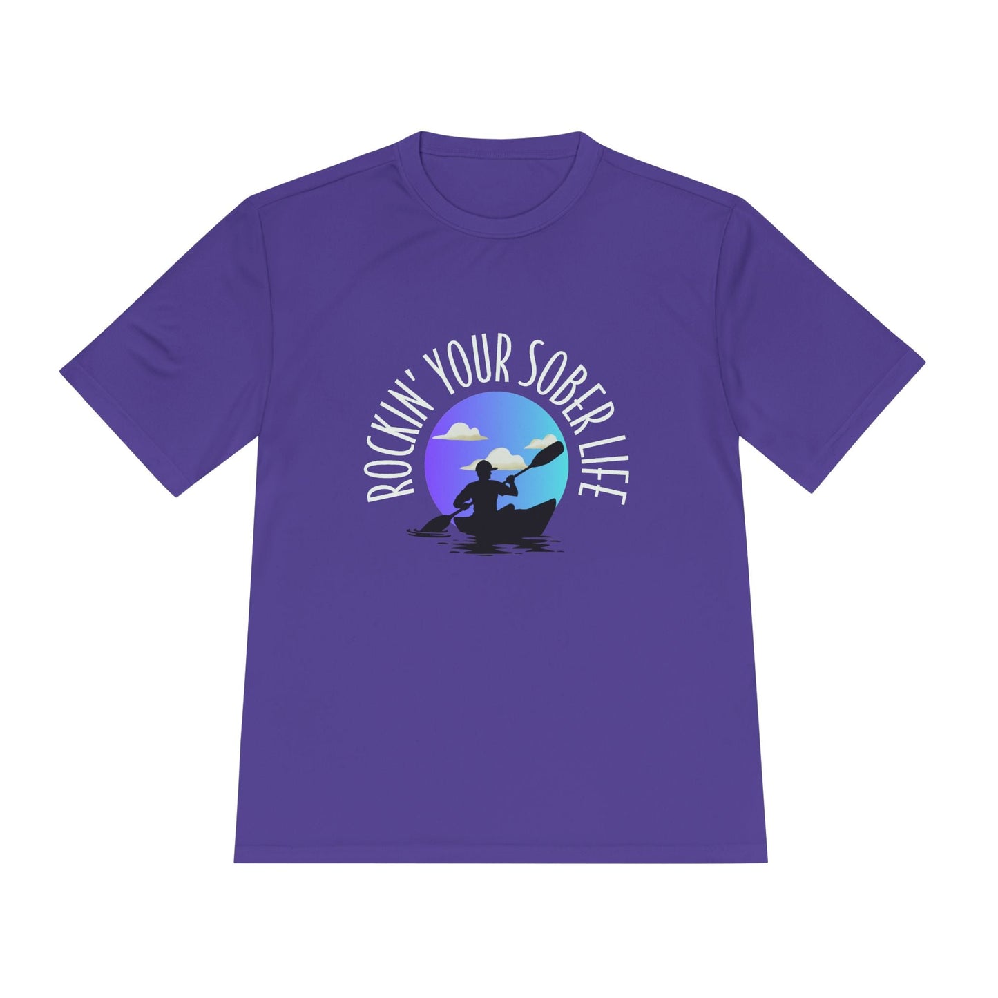 “Kayak Vibes” Unisex Moisture Wicking Tee (Chillwave)