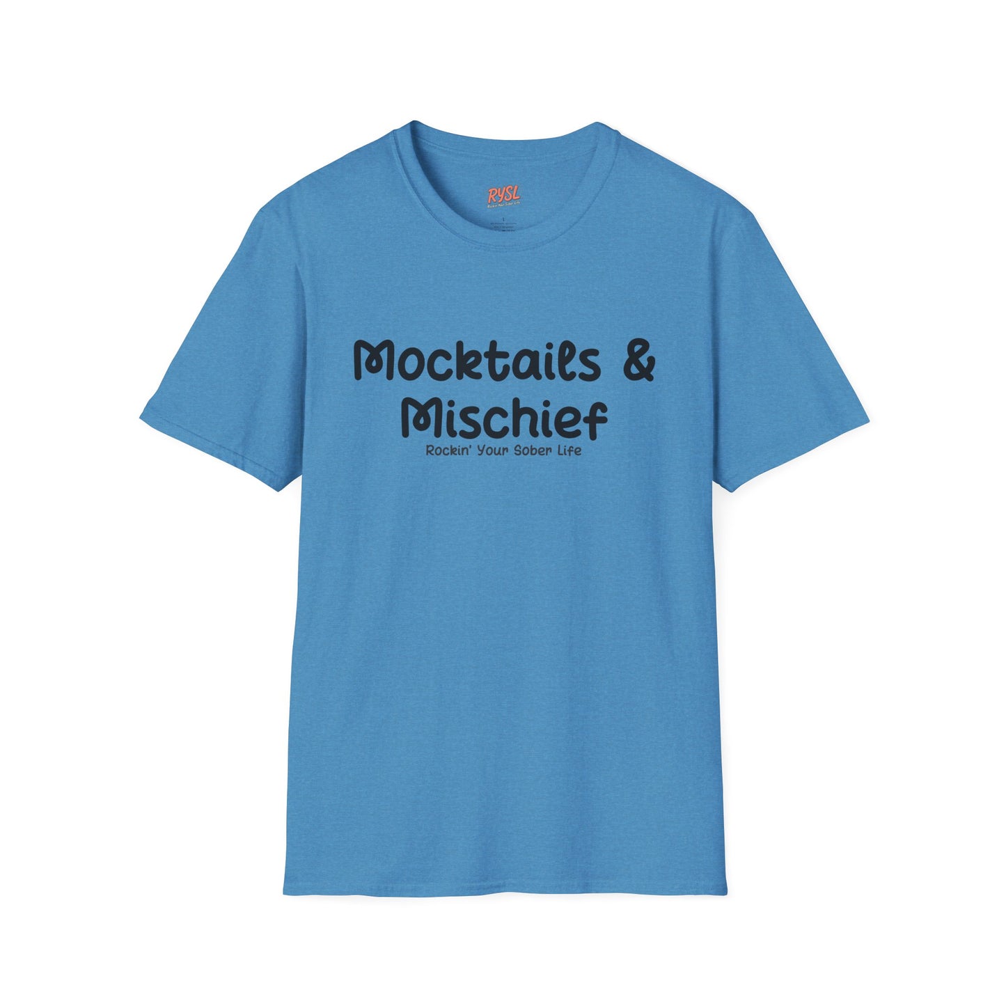 Mocktails & Mischief Tee – Rockin’ Your Sober Life