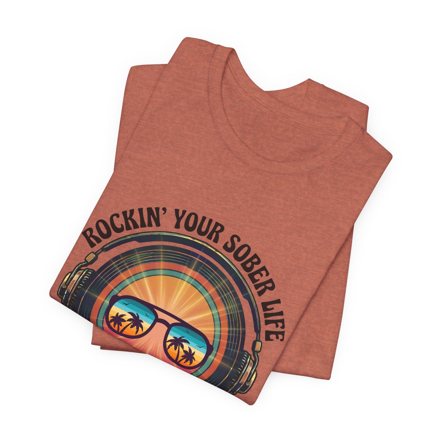 Rockin' Your Sober Life - Aviator Sunglasses Edition | Vintage Vinyl Design