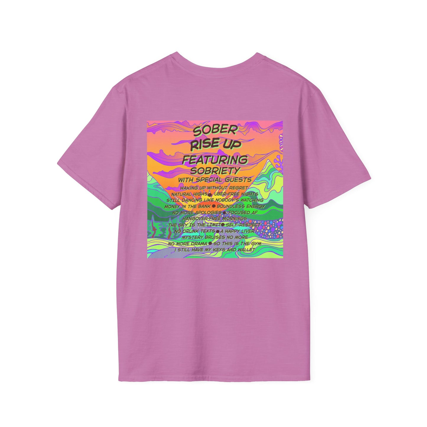 Sober Rise Up Tee – Featuring Sobriety (Limited Edition Tour Design)