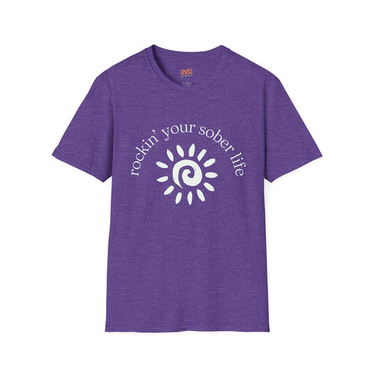Rockin’ Your Sober Life Tee – Sunshine Vibe Edition