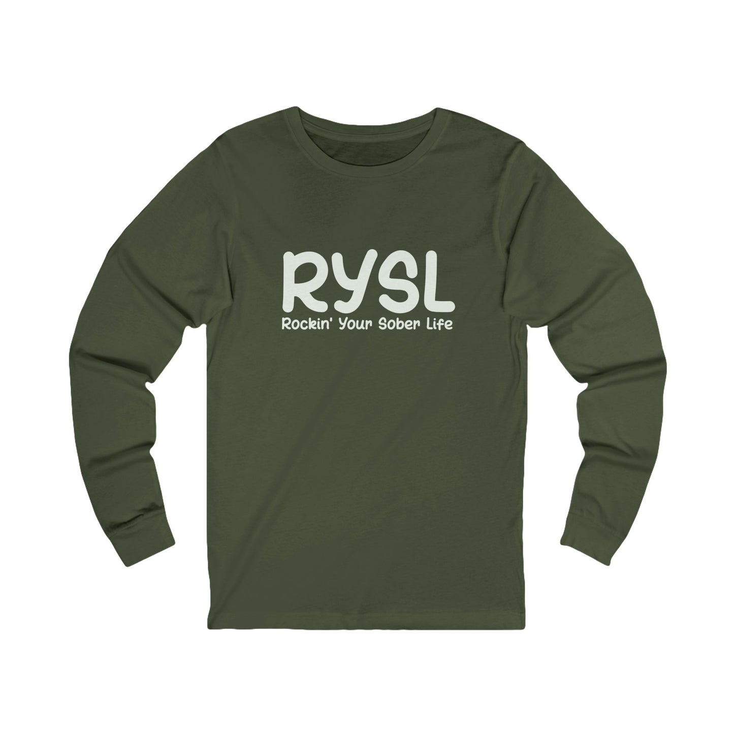 RYSL Classic Long Sleeve Tee – Rockin’ Your Sober Life