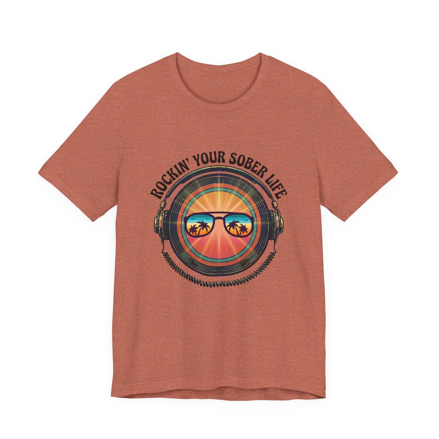 Rockin' Your Sober Life - Aviator Sunglasses Edition | Vintage Vinyl Design