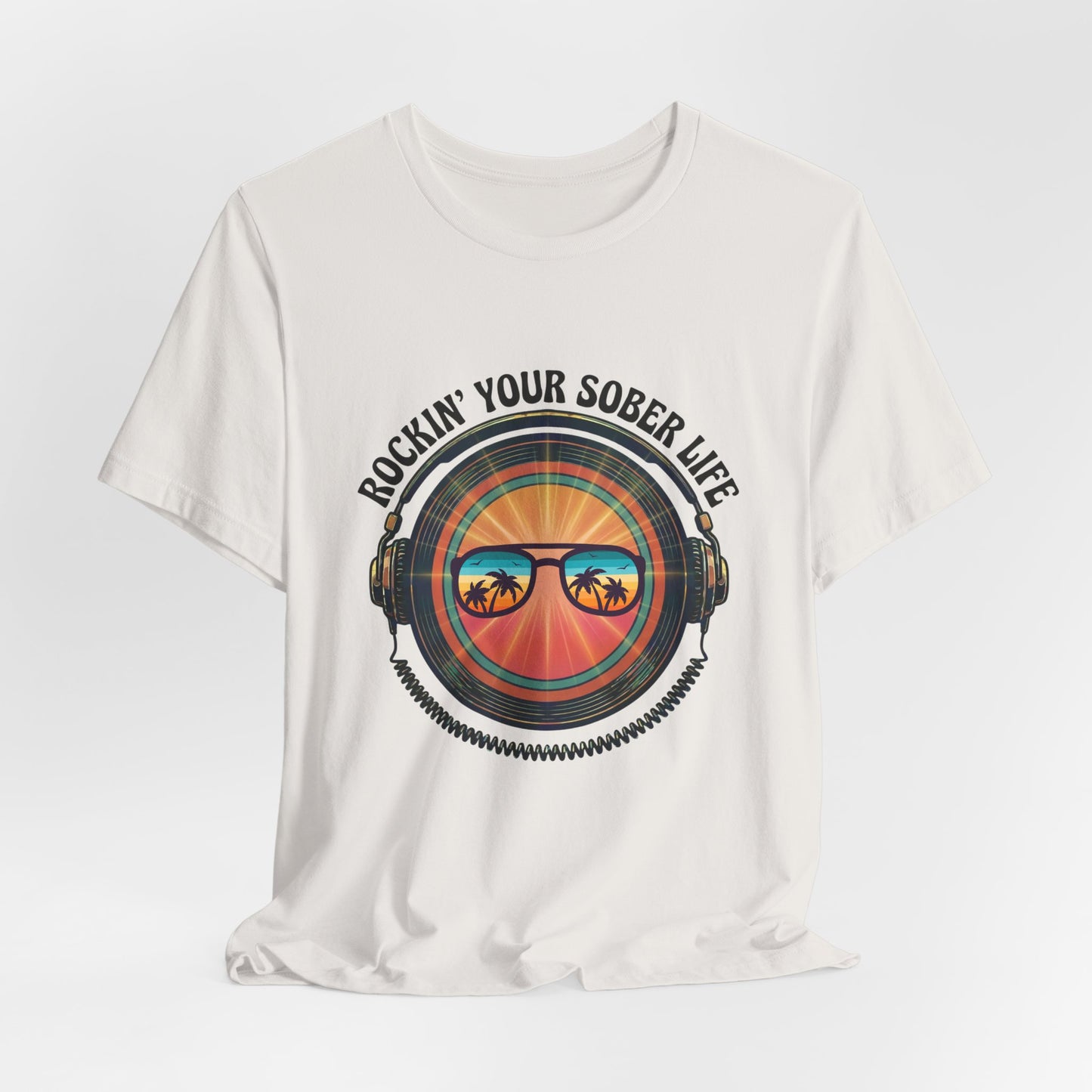 Rockin' Your Sober Life - Aviator Sunglasses Edition | Vintage Vinyl Design