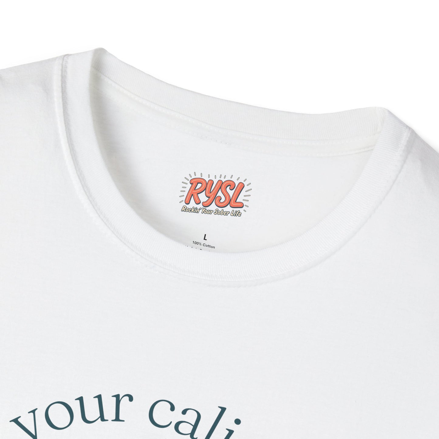 Cali-Sober Vibes Psychedelic Tee – Rockin’ Your Cali-Sober Life