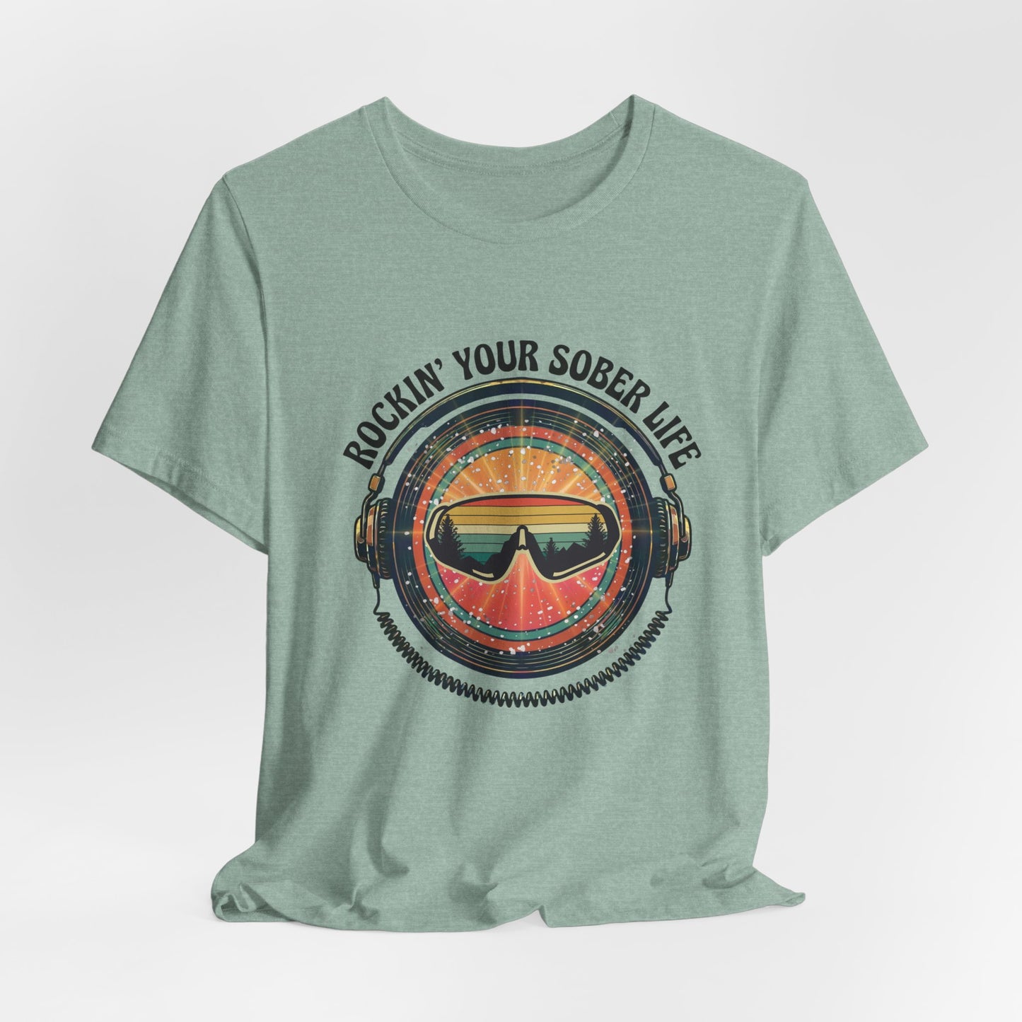 Rock Your Sober Life on the Slopes - Retro Goggle Design