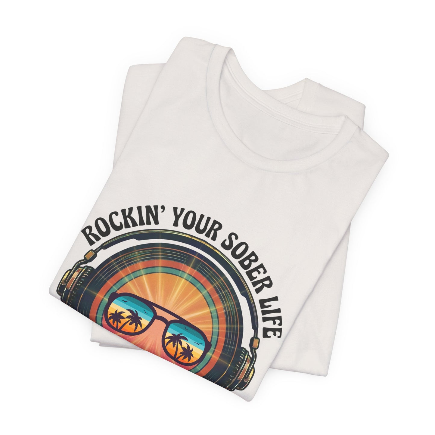Rockin' Your Sober Life - Aviator Sunglasses Edition | Vintage Vinyl Design