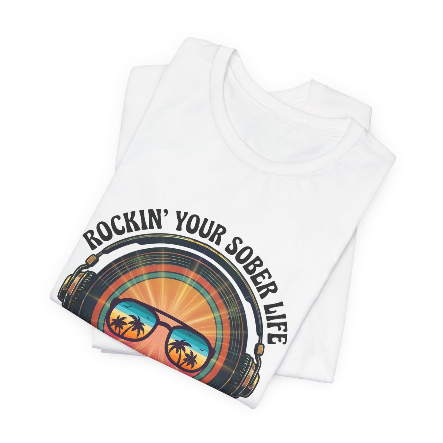 Rockin' Your Sober Life - Aviator Sunglasses Edition | Vintage Vinyl Design