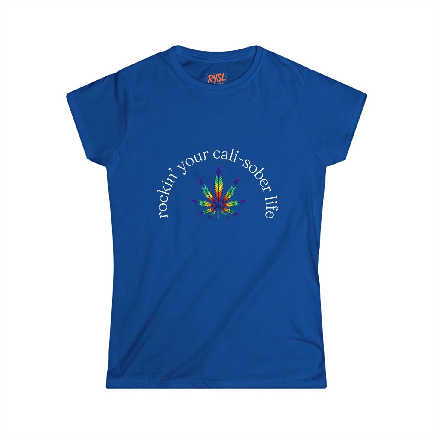 Cali-Sober Vibes Psychedelic Women's Tee – Rockin’ Your Cali-Sober Life