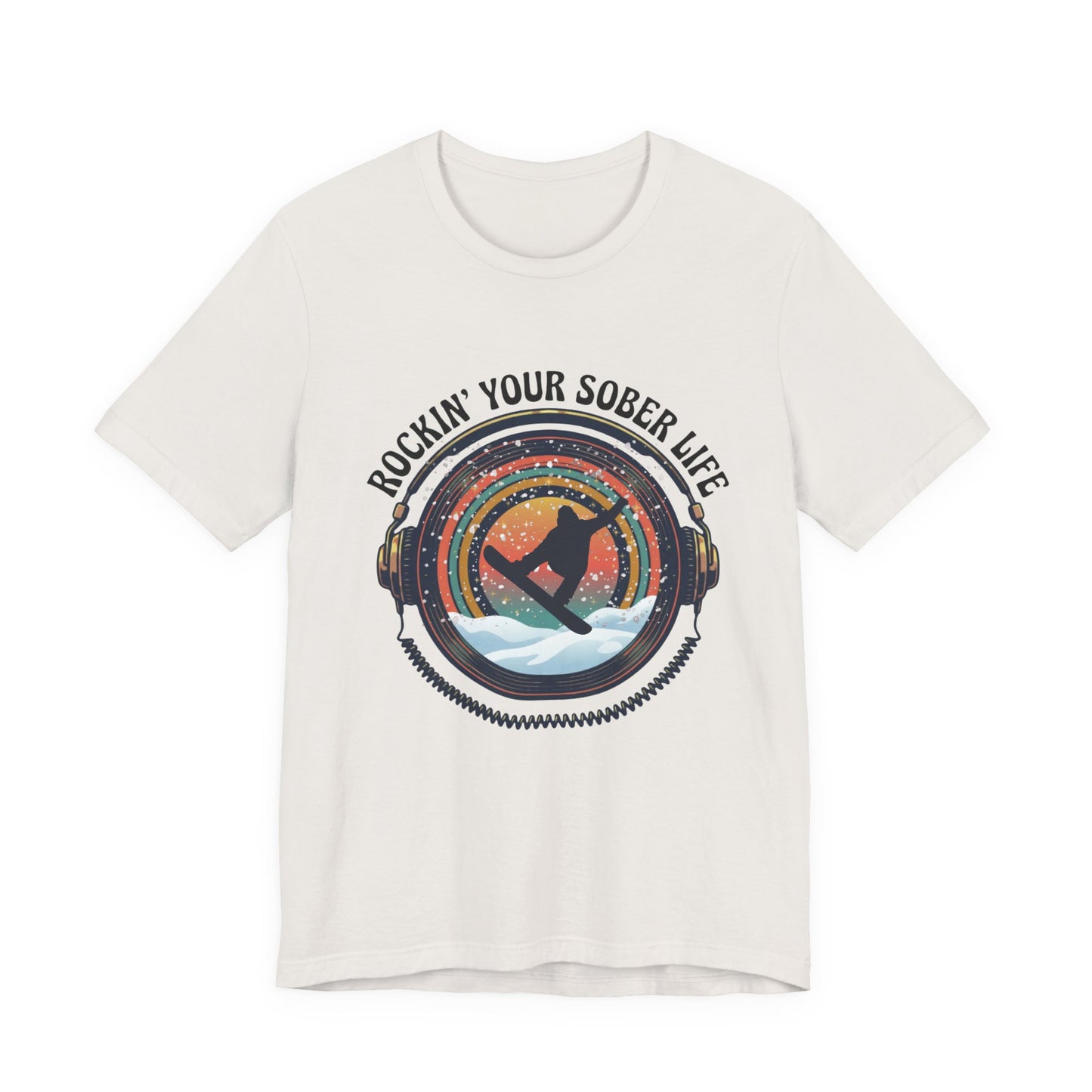 Rockin' Your Sober Life - Snowboarder Tee