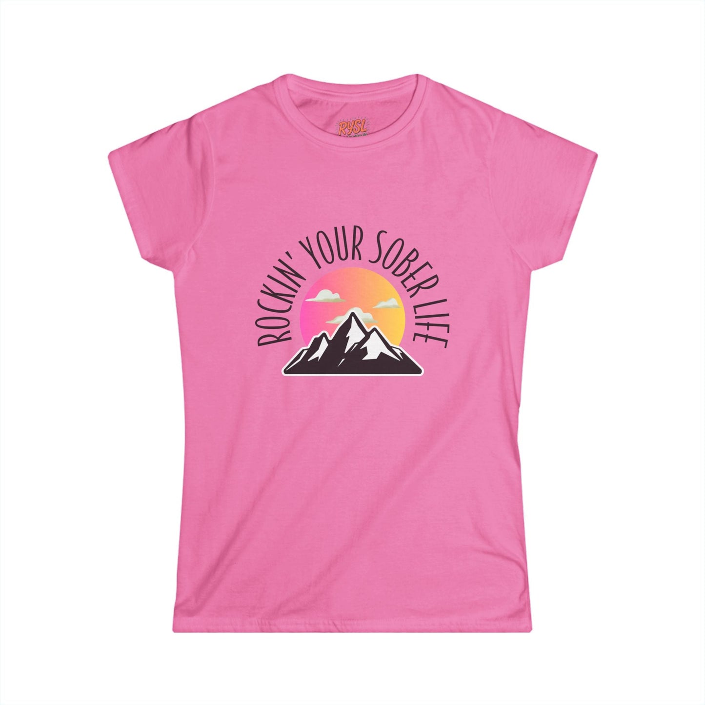 “Mountain Mindset” Women’s  Softstyle Tee (Sunset)