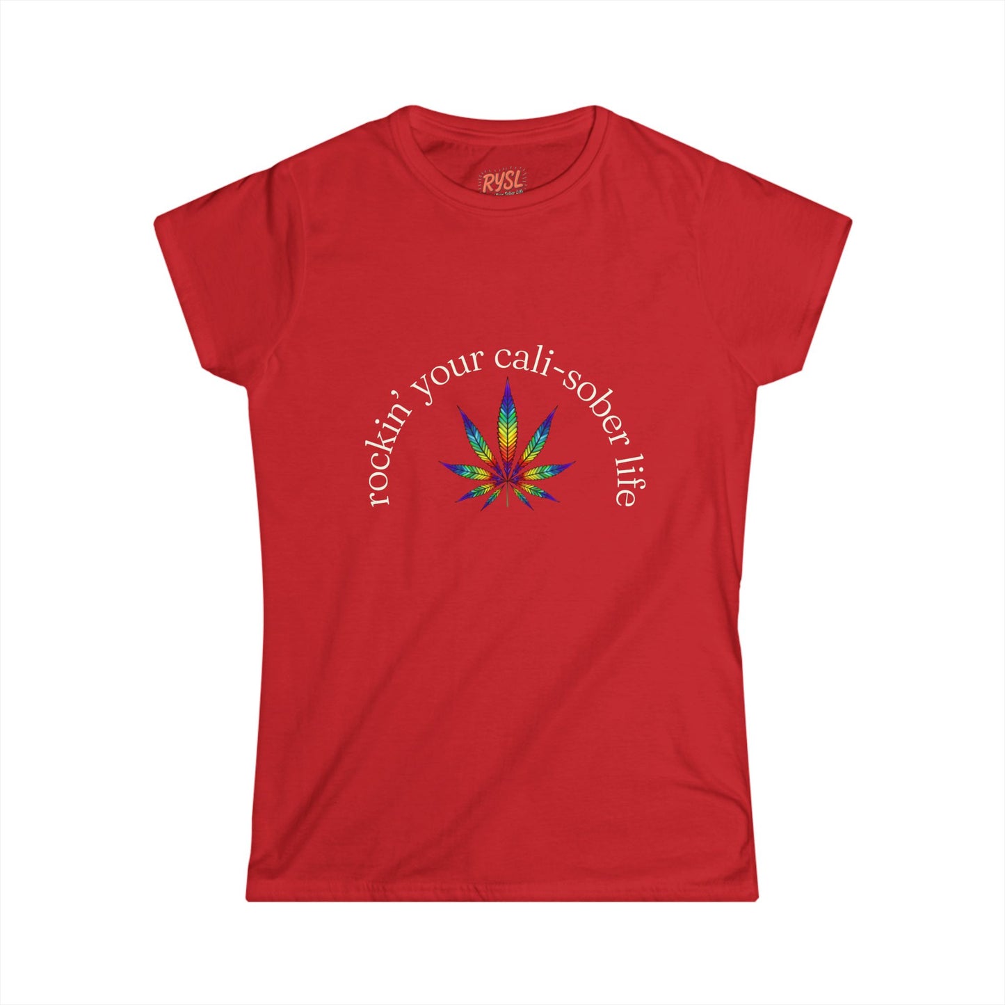 Cali-Sober Vibes Psychedelic Women's Tee – Rockin’ Your Cali-Sober Life