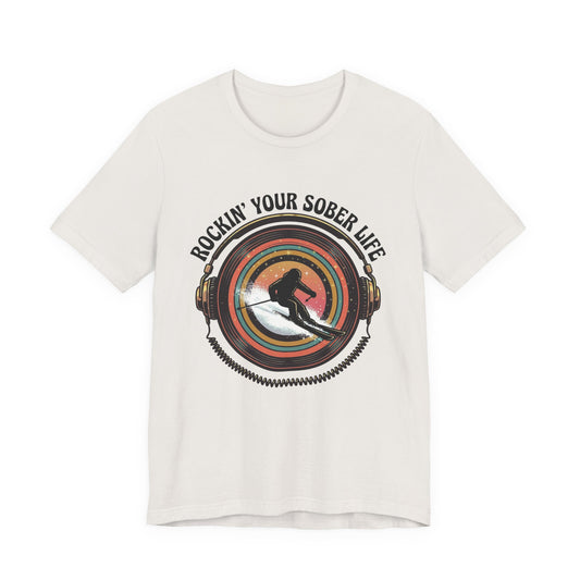 Rockin' Your Sober Life - Skier Tee