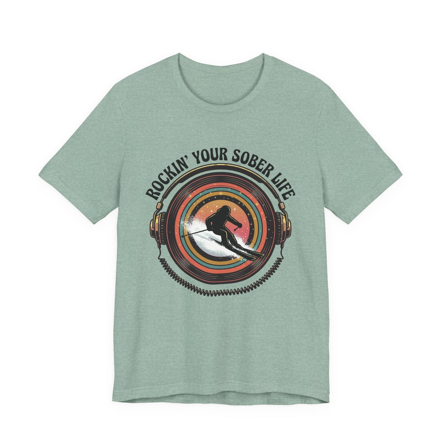 Rockin' Your Sober Life - Skier Tee