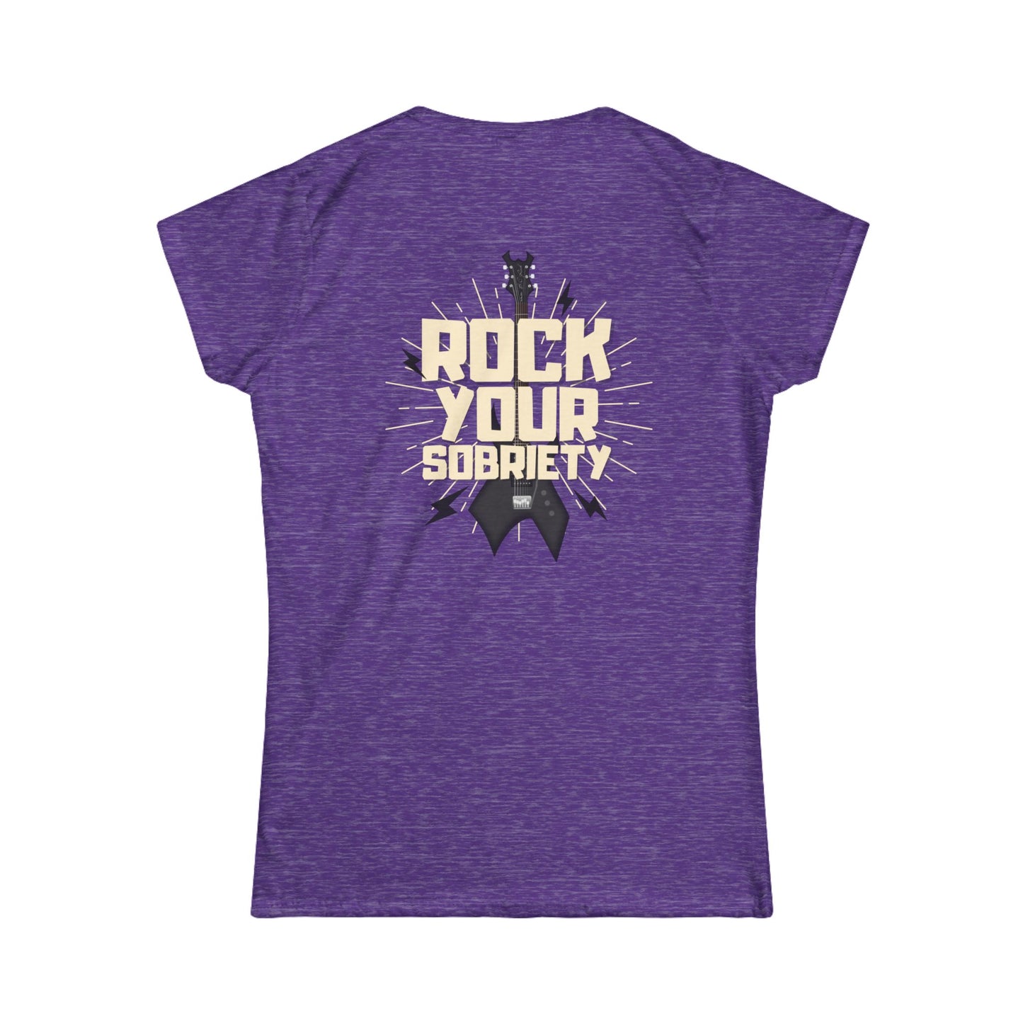 Rock Your Sobriety Women's Tee – Turn Up the Clarity