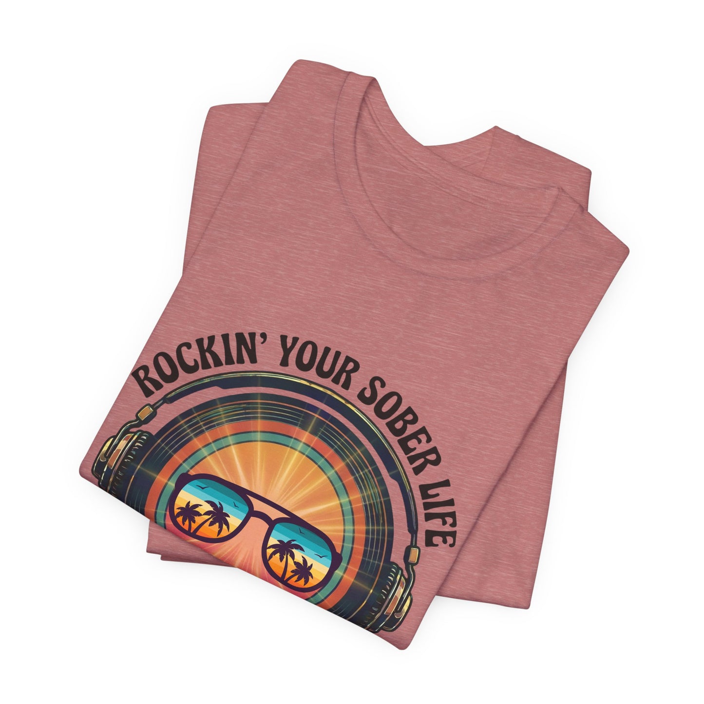 Rockin' Your Sober Life - Aviator Sunglasses Edition | Vintage Vinyl Design