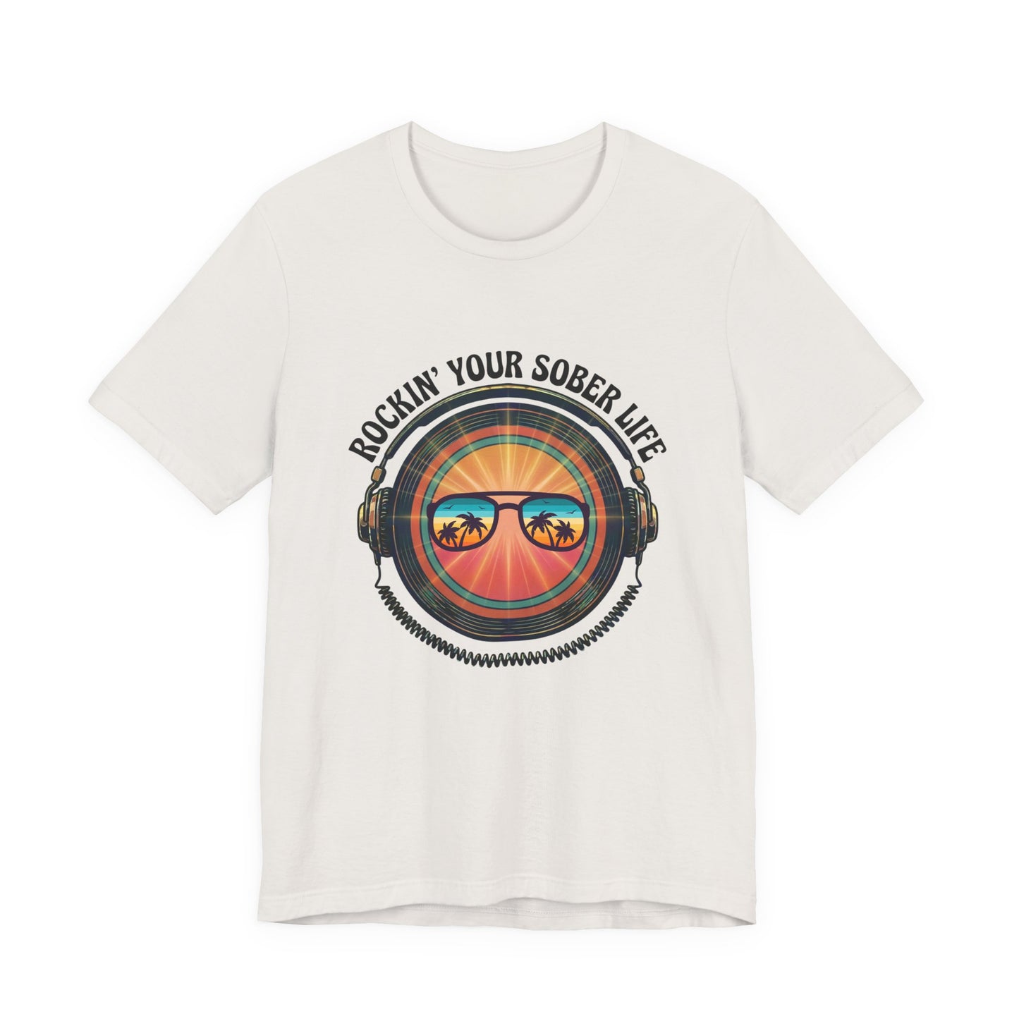 Rockin' Your Sober Life - Aviator Sunglasses Edition | Vintage Vinyl Design