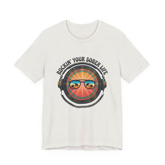 Rockin' Your Sober Life - Aviator Sunglasses Edition | Vintage Vinyl Design