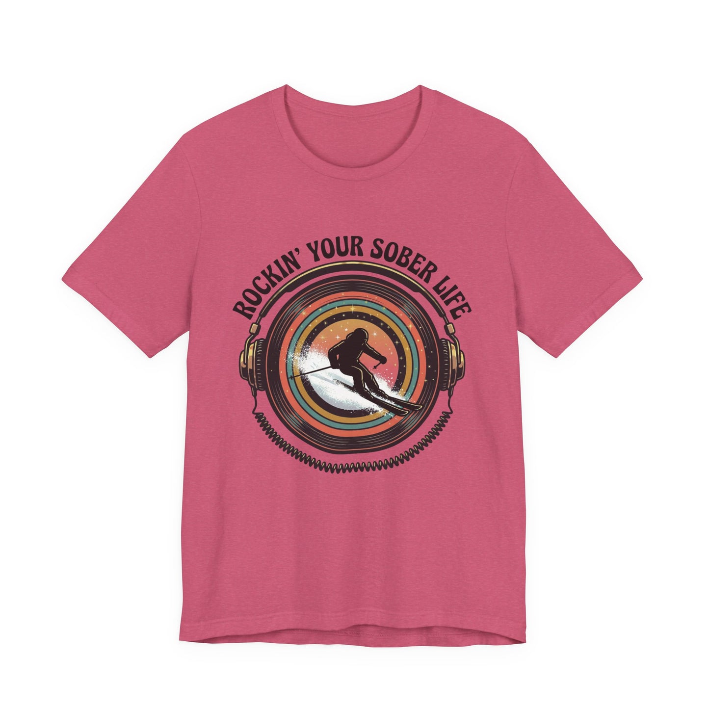 Rockin' Your Sober Life - Skier Tee