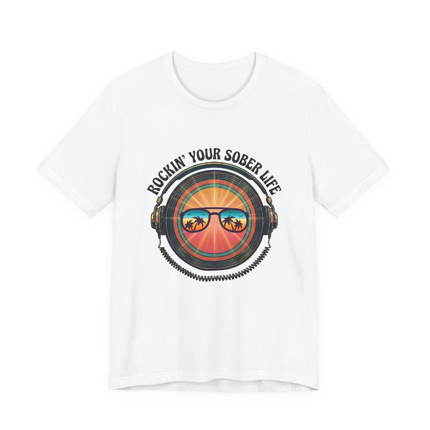 Rockin' Your Sober Life - Aviator Sunglasses Edition | Vintage Vinyl Design