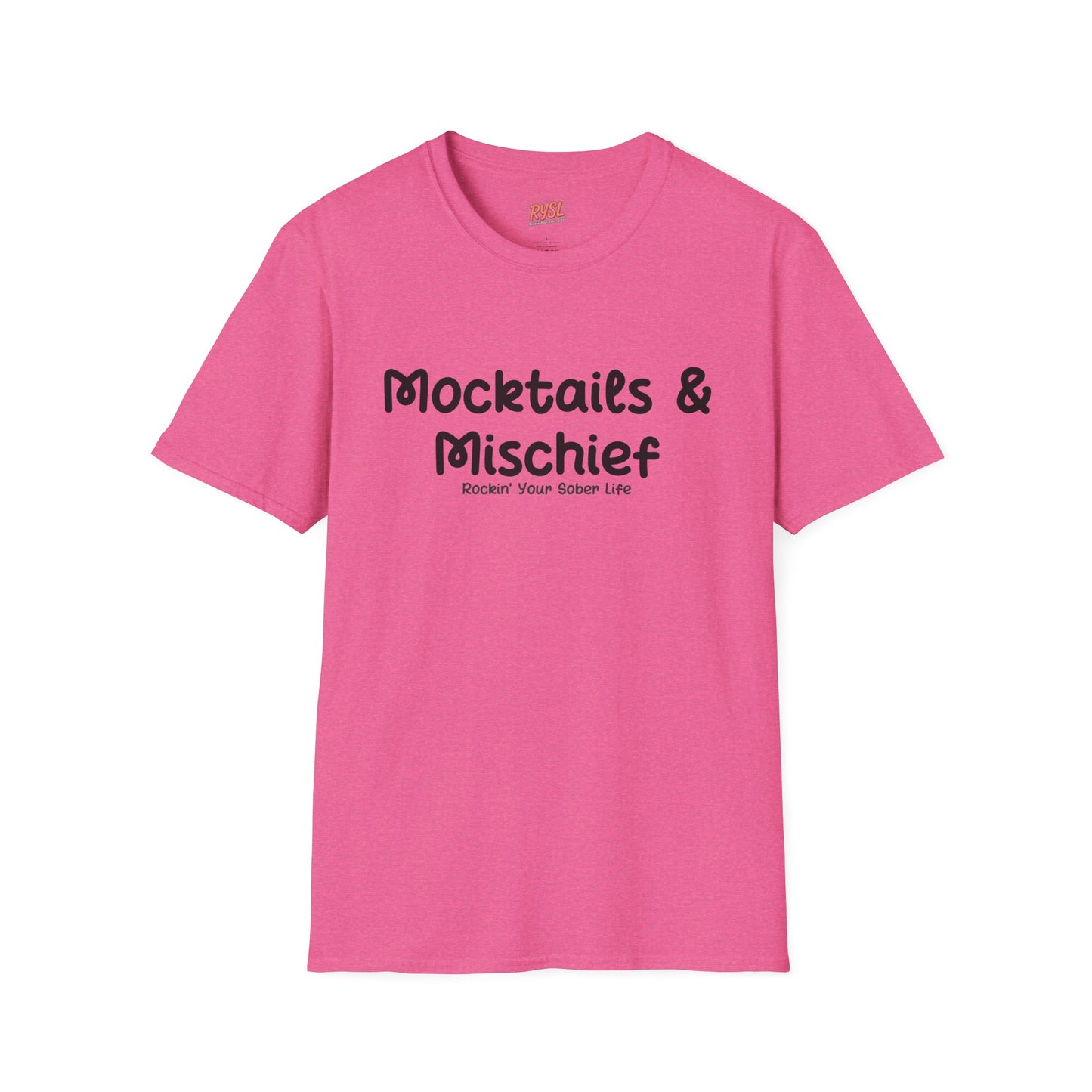 Mocktails & Mischief Tee – Rockin’ Your Sober Life