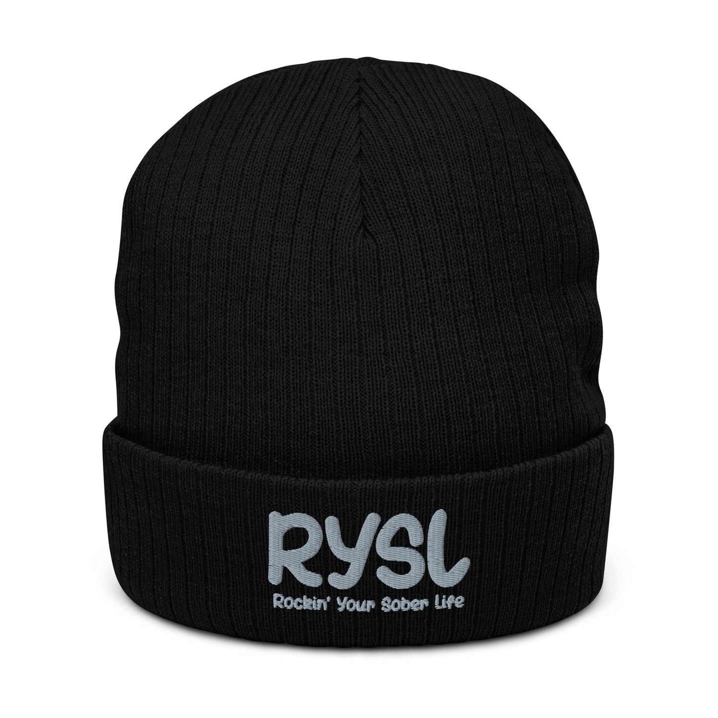 RYSL Ribbed Knit Beanie (Silver)