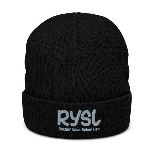 RYSL Ribbed Knit Beanie (Silver)